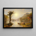 Herfst op het Greenwood-meer - Jasper Francis Cropsey — ingelijst kunstwerk aan de muur