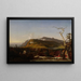 Huis in de bergen Catskill - Jasper Francis Cropsey — ingelijst kunstwerk aan de muur
