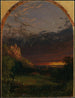 Avond - Jasper Francis Cropsey — weergave van het kunstwerk