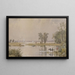 Hackensack moeras - Jasper Francis Cropsey — ingelijst kunstwerk aan de muur