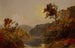 Landschap van de Hudson-rivier - Jasper Francis Cropsey — weergave van het kunstwerk