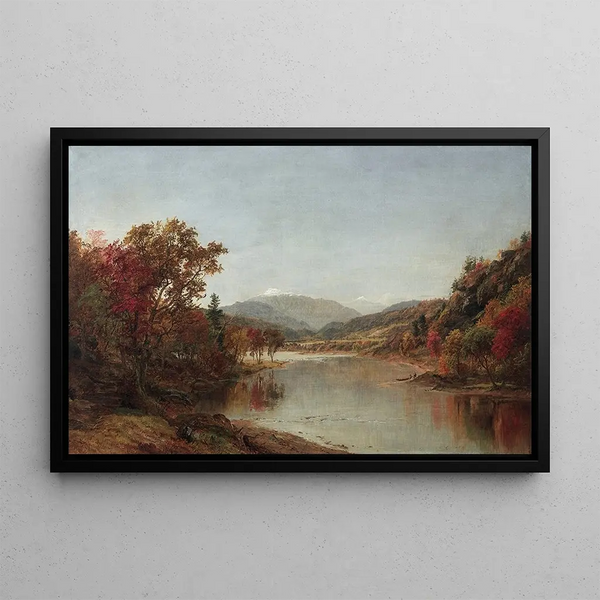 Mont Washington, New Hampshire - Jasper Francis Cropsey — ingelijst kunstwerk aan de muur