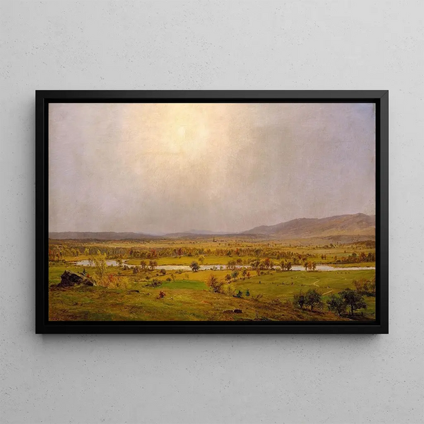 Pompton Plains New Jersey - Jasper Francis Cropsey — ingelijst kunstwerk aan de muur