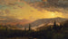 Schemering na een storm in de Catskill-bergen - Jasper Francis Cropsey — weergave van het kunstwerk