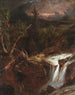 van La Clove, stormscène in de Catskills-bergen - Jasper Francis Cropsey — weergave van het kunstwerk