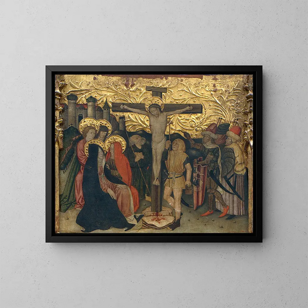Calvaire Painting - Jaume Ferrer — framed artwork on a wall