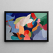 Abstractie - Jay Van Everen — ingelijst kunstwerk aan de muur