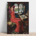 Reproductie van het schilderij Ik ben voor de helft ziek van schaduwen, zegt de Dame van Shalott - John William Waterhouse
