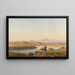Italiaans landschap - Jean-Achille Benouville — ingelijst kunstwerk aan de muur