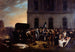 Inhumation provisoire des victimes de Juillet devant la colonnade du Louvre - Jean-Alphonse Roehn — weergave van het kunstwerk