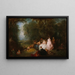 Feestelijke herfstdag - Jean-Antoine Watteau — ingelijst kunstwerk aan de muur