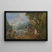 L'Embarquement pour Cythère - Jean-Antoine Watteau — ingelijst kunstwerk aan de muur
