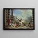De charmes van het leven - Jean-Antoine Watteau — ingelijst kunstwerk aan de muur