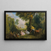 Rendez-vous de Chasse - Jean-Antoine Watteau — ingelijst kunstwerk aan de muur