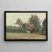 Achicourt nabij Arras, huisjes in de bomen - Jean-Baptiste-Camille Corot — ingelijst kunstwerk aan de muur