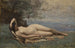 Bacchante aan de rand van de zee - Jean-Baptiste-Camille Corot — weergave van het kunstwerk