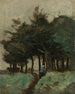 Boulogne-Sur-Mer Pathway Hidden by Trees - Jean-Baptiste-Camille Corot — artwork view