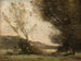 Aan de oever van de rivier - Jean-Baptiste-Camille Corot — weergave van het kunstwerk