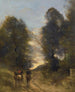 Gaulish Cavaliers in a Landscape - Jean-Baptiste-Camille Corot — artwork view