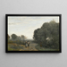 Chaville in de ochtend in de lente - Jean-Baptiste-Camille Corot — ingelijst kunstwerk aan de muur