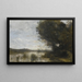 In het moeras - Jean-Baptiste-Camille Corot — ingelijst kunstwerk aan de muur