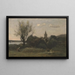 Ennery near Auvers - Jean-Baptiste-Camille Corot — framed artwork on a wall