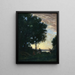 Faunes et nymphes dansant - Jean-Baptiste-Camille Corot — framed artwork on a wall
