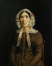Woman with lace bonnet - Jean-Baptiste-Camille Corot — artwork view