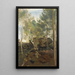 Fontainebleau Pins et bouleaux dans les rochers - Jean-Baptiste-Camille Corot — ingelijst kunstwerk aan de muur