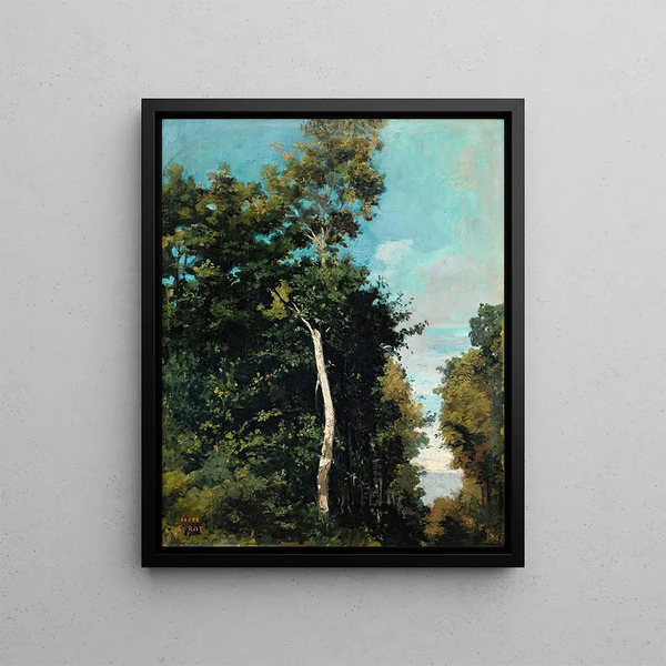 JeanBaptisteCamille Corot - Forest On The Grace Coast In Honfleur.webp