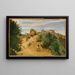 Genzano Painting - Jean-Baptiste-Camille Corot — framed artwork on a wall