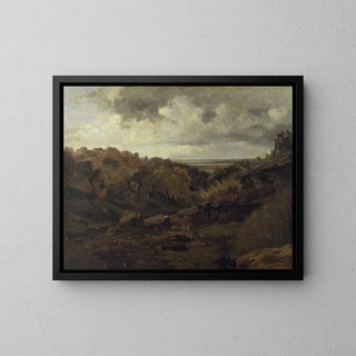 JeanBaptisteCamille Corot - Italian Landscape near Marino in Autumn.webp