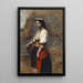 Vrouwelijke Italiaan bij de put - Jean-Baptiste-Camille Corot — ingelijst kunstwerk aan de muur
