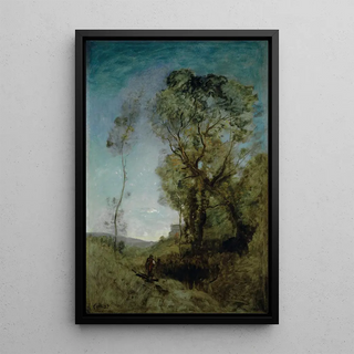 JeanBaptisteCamille Corot - Italienische Villa hinter Pinien The Italian Villa behind the Pines.webp