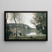 L'Étang de Ville-d'Avray - Jean-Baptiste-Camille Corot — ingelijst kunstwerk aan de muur