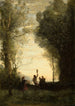 La Danse italienne - Jean-Baptiste-Camille Corot — weergave van het kunstwerk