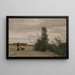 The shepherd with the dog Rover - Jean-Baptiste-Camille Corot — framed artwork on a wall