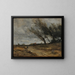 De windvlaag - Jean-Baptiste-Camille Corot — ingelijst kunstwerk aan de muur
