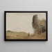 Le matin au bord de l'eau - Jean-Baptiste-Camille Corot — ingelijst kunstwerk aan de muur