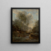 The Goat Valley Souvenir of Lake Garda - Jean-Baptiste-Camille Corot — framed artwork on a wall