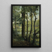 Les Evaux près Château-Thierry chemin bordé d'arbres - Jean-Baptiste-Camille Corot — ingelijst kunstwerk aan de muur