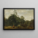 Lisière de bois en Limousin - Jean-Baptiste-Camille Corot — ingelijst kunstwerk aan de muur