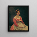 Madame Legois - Jean-Baptiste-Camille Corot — framed artwork on a wall