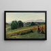 Mornex, Haute-Savoie, op de achtergrond de Mont Blanc - Jean-Baptiste-Camille Corot — ingelijst kunstwerk aan de muur