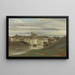 op de oevers van de Tiber, Rome - Jean-Baptiste-Camille Corot — ingelijst kunstwerk aan de muur