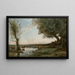 Marais Antiques - Jean-Baptiste-Camille Corot — framed artwork on a wall
