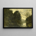 Pond in the Woods - Jean-Baptiste-Camille Corot — framed artwork on a wall