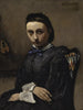 Portrait of a young woman - Jean-Baptiste-Camille Corot — artwork view