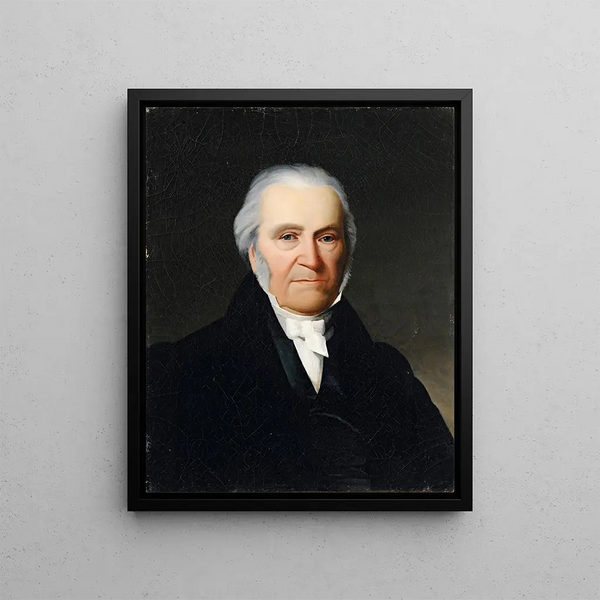 Portret van André Osmond - Jean-Baptiste-Camille Corot — ingelijst kunstwerk aan de muur