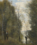 Prairies inondées vues à travers la feuillée - Jean-Baptiste-Camille Corot — artwork view